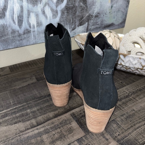 TOMS Clare Wedge Bootie SZ 7.5 - Picture 9 of 11